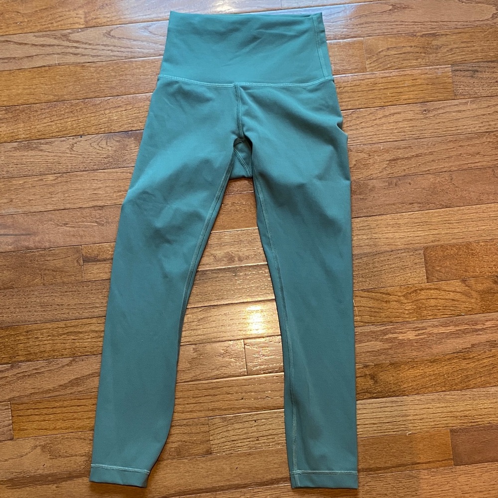 lululemon High-Waist Leggings in Teal Green